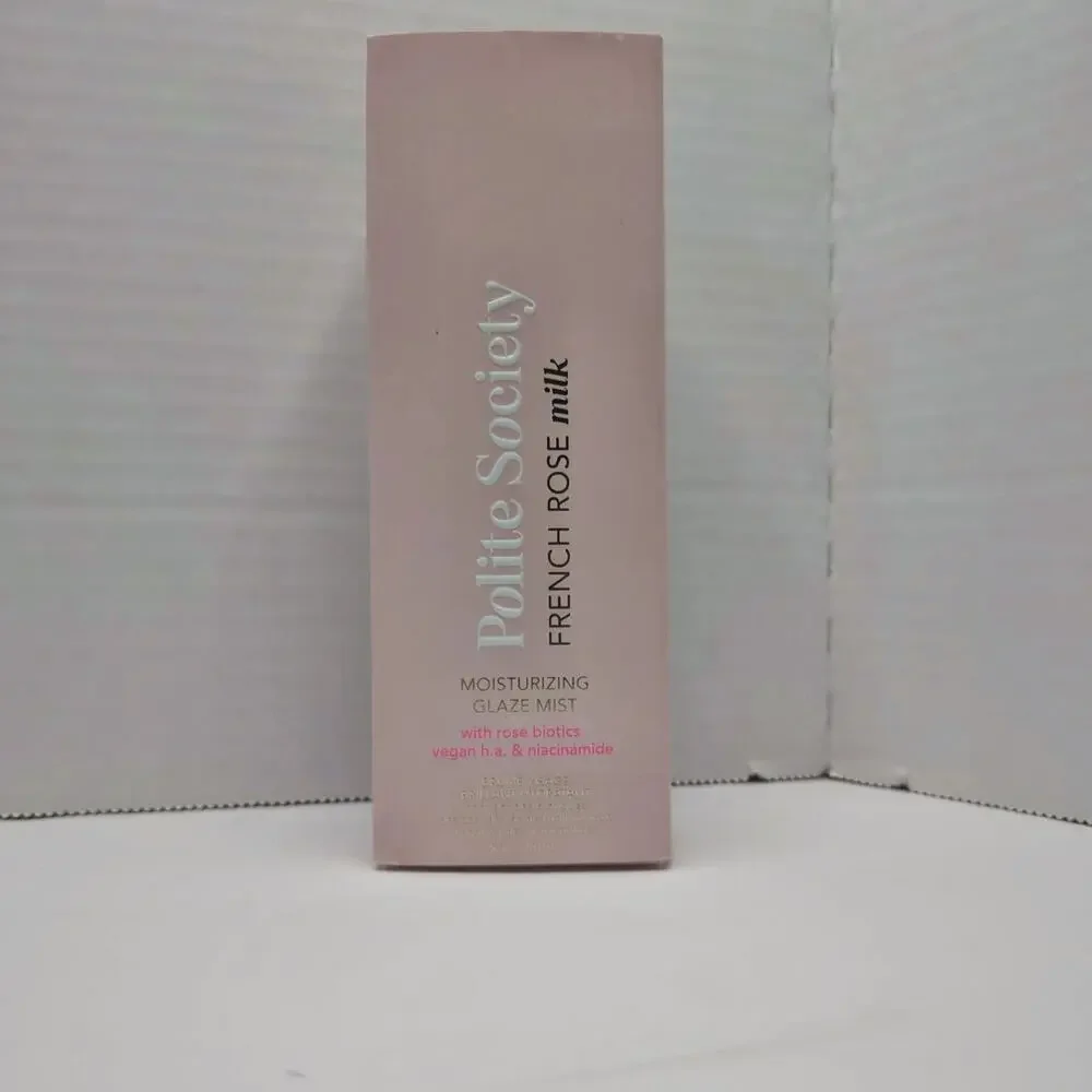 Polite Society French Rose Milk Moisturizing Glaze Mist 1.69oz New for Daily Use